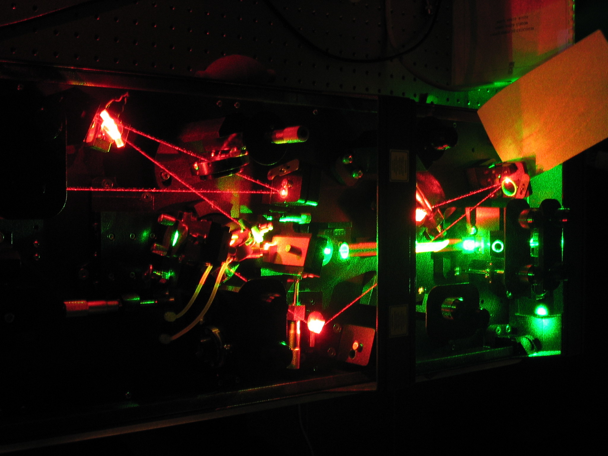 Inside the laser